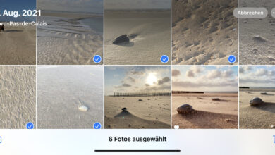 Mit einem Wisch könnt ihr auf einen Schlag viele Bilder vom iPhone löschen.
