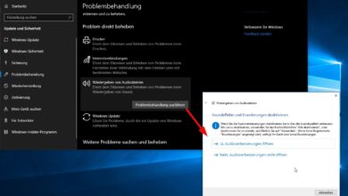 Windows Problembehebung